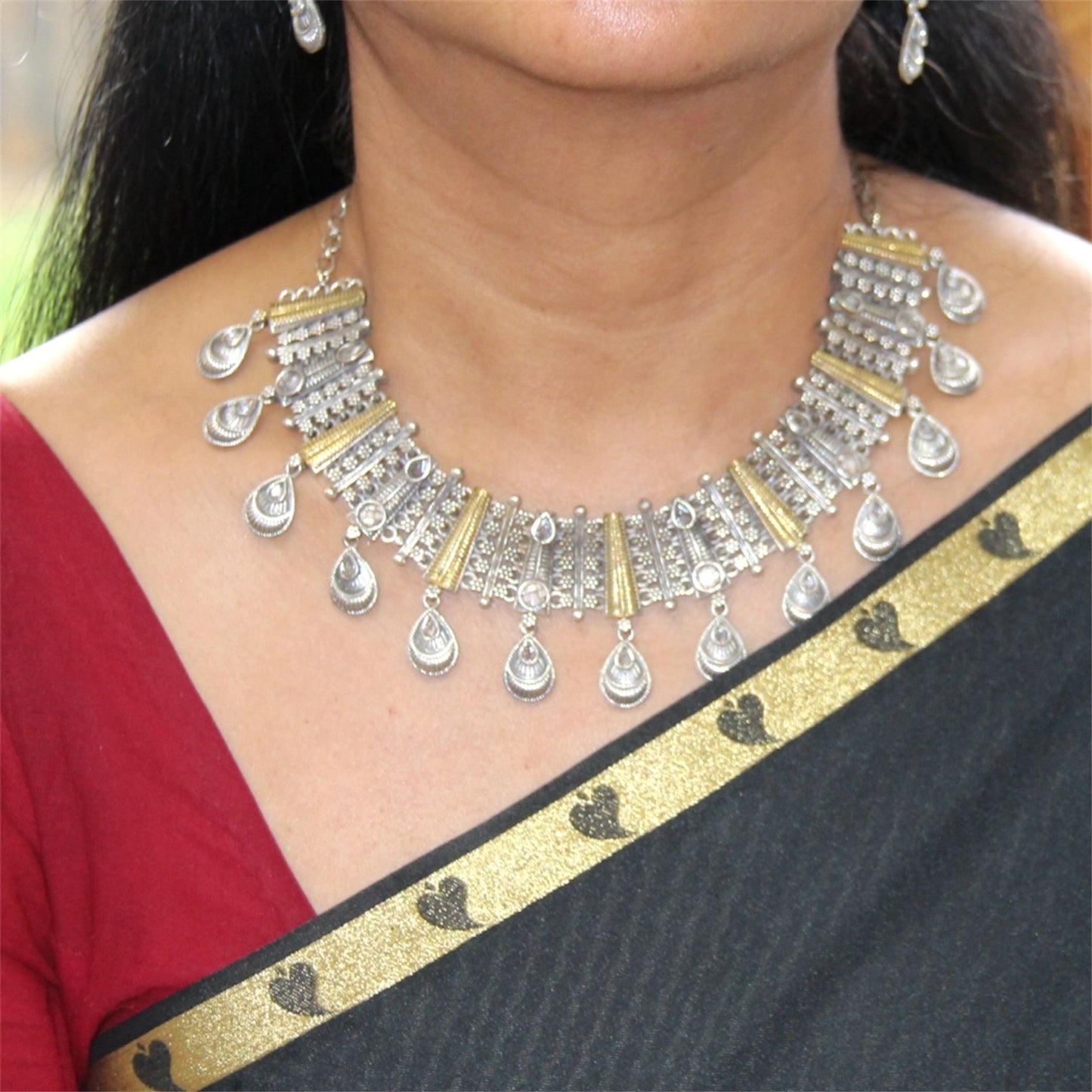 Two Tone Choker Set