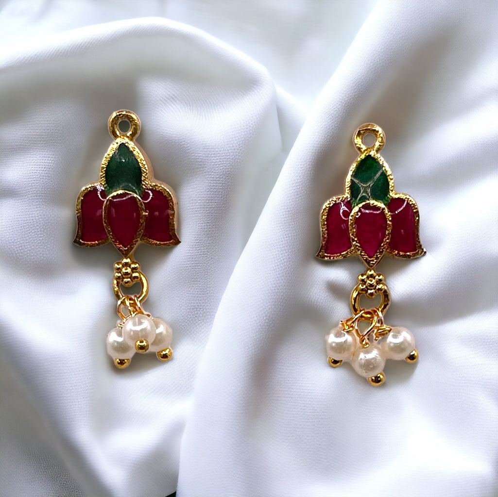 Delicate Lotus Neckwear set