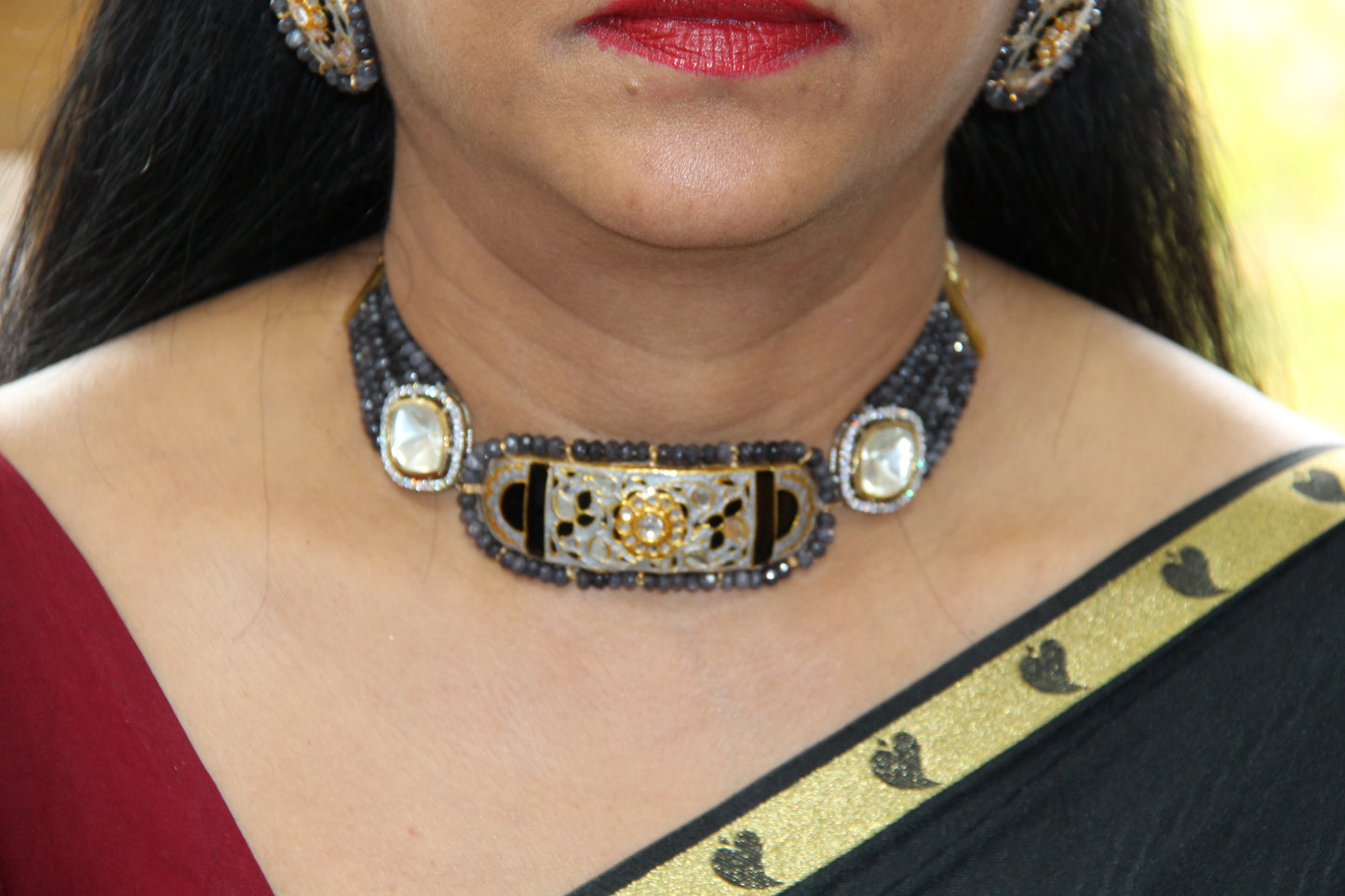 Choker Neckwear Set - Grey