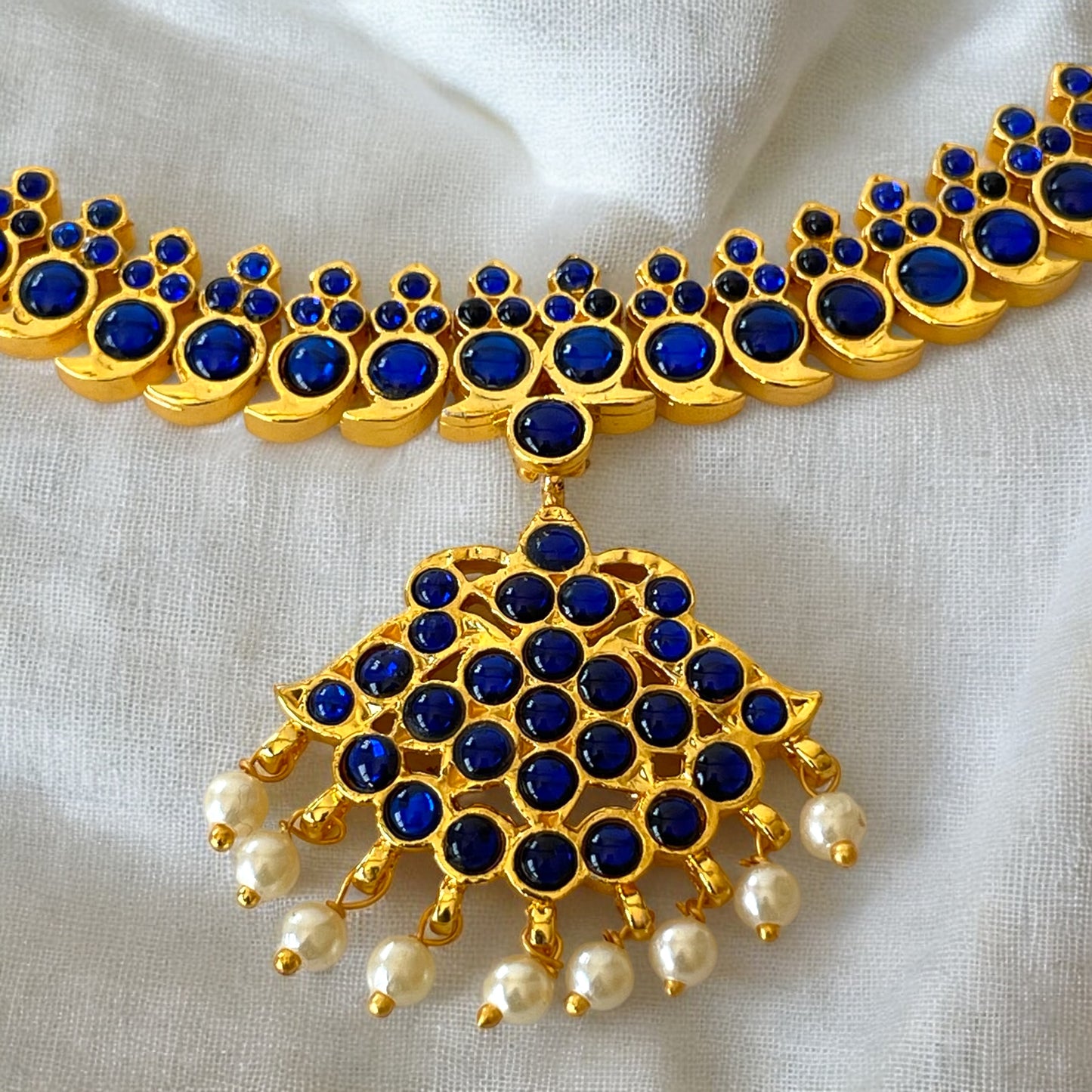 Traditional Attigai - blue