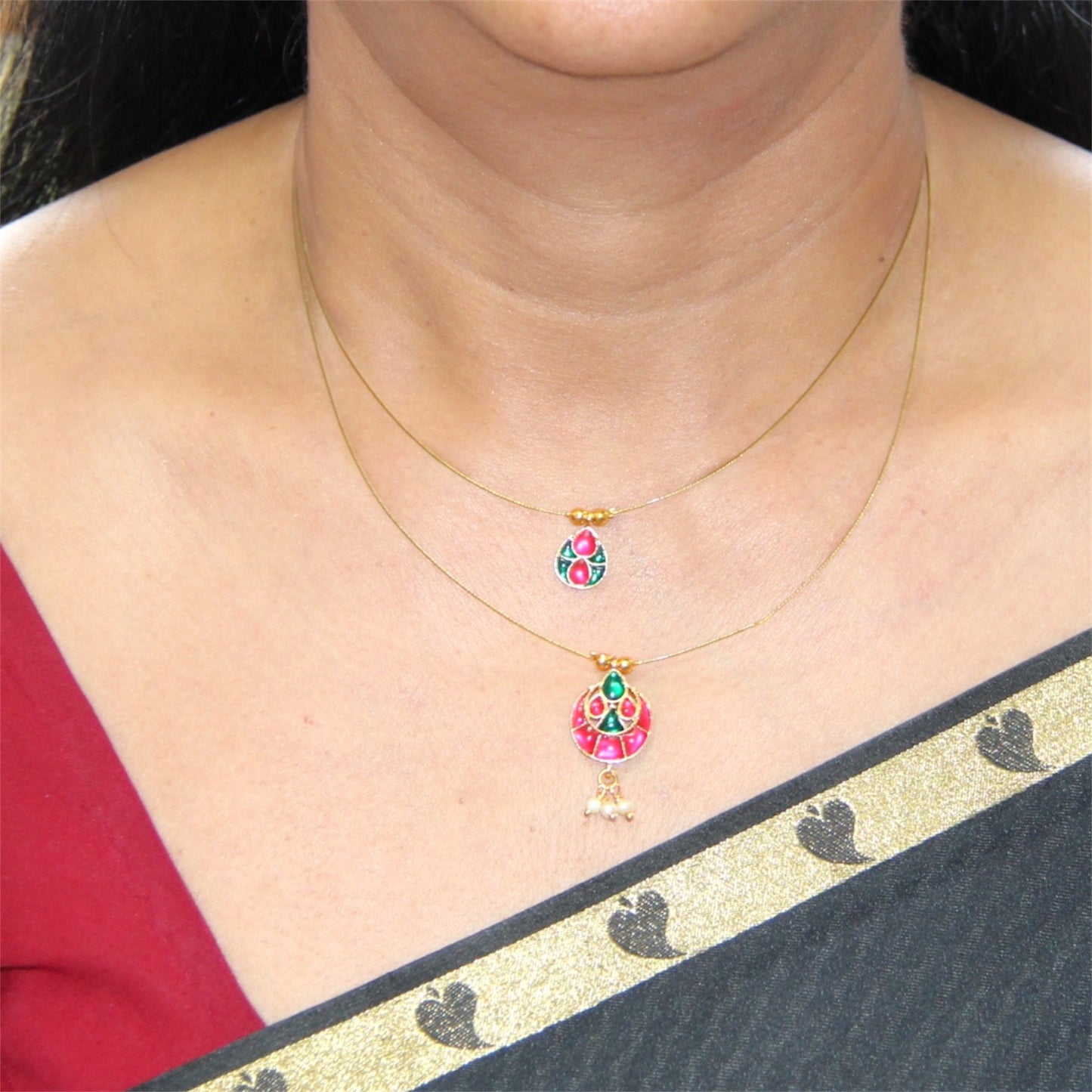 Two Row Invisible Necklace