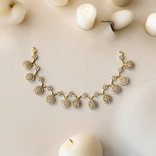 Elegant Small Circle Neckwear Set