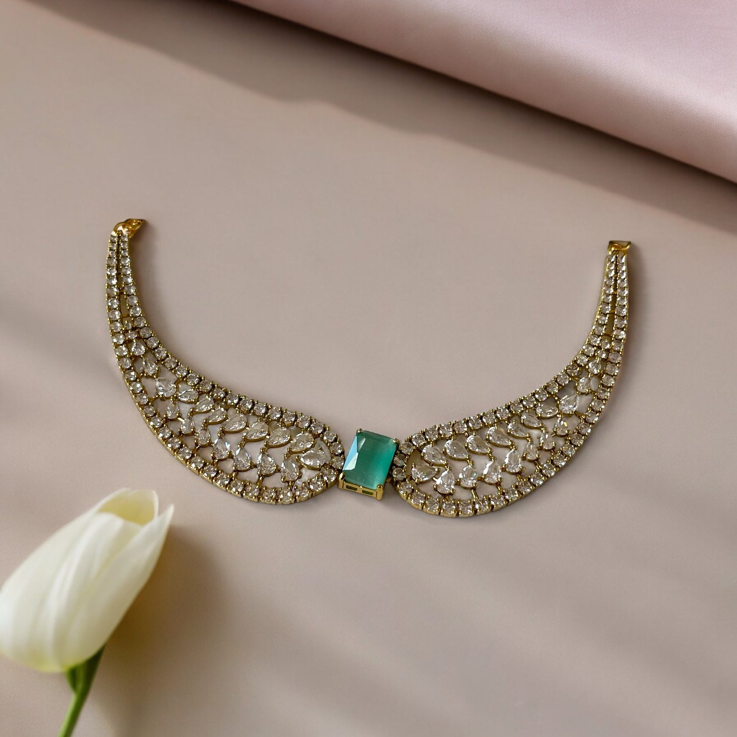 Pastel Green Neckwear set