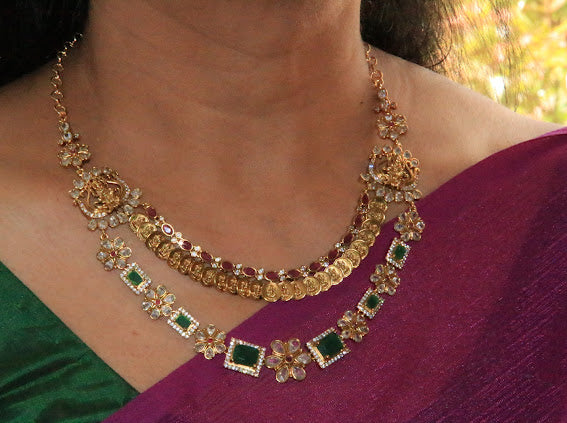 Two Step South Indian Neckwear Set