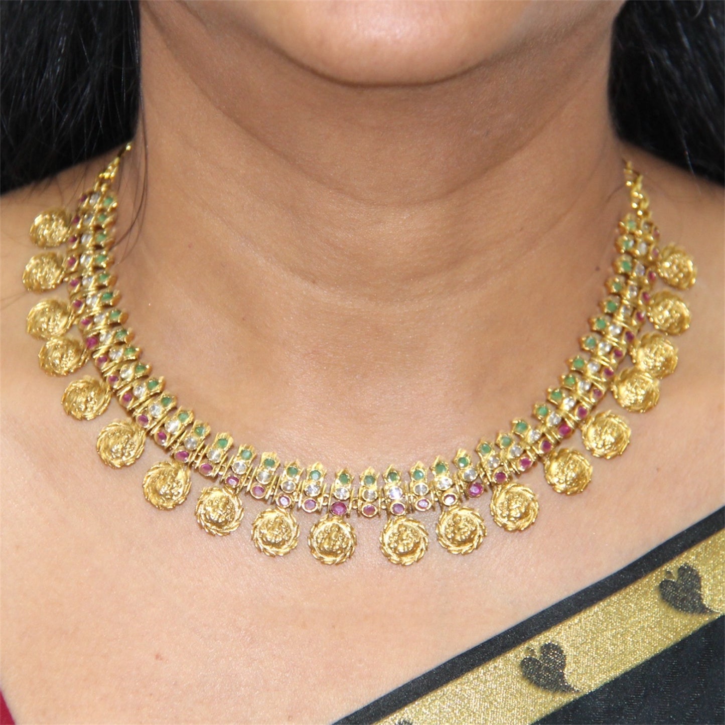 TriColour Coin Neckwear Set