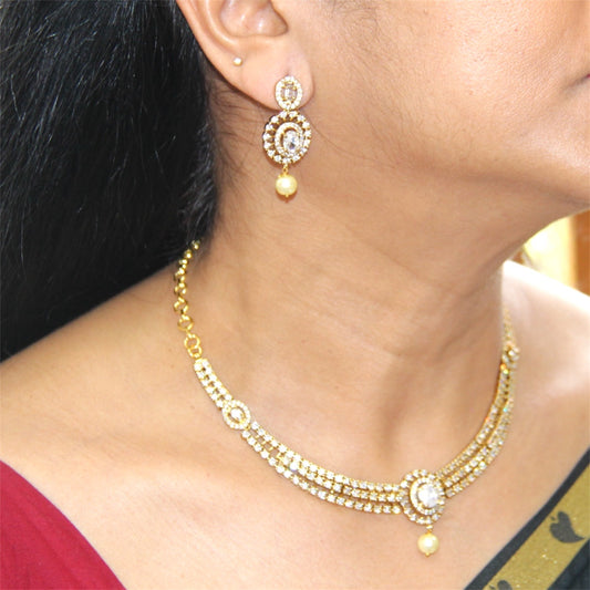 Diamond Lookalike Neckwear Set